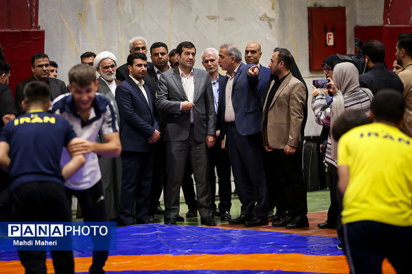 مراسم بدرقه کاروان ورزشی دانش‌آموزی به ژیمنازیاد جهانی دانش‌آموزی بحرین 2024