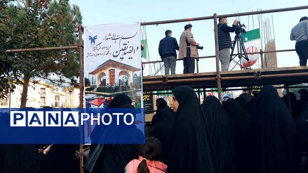 تشییع پیکر مطهر شهید گمنام با عطر فاطمیه