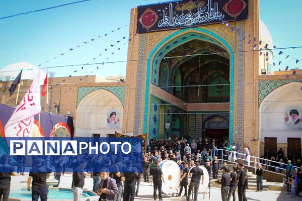 عزاداری رحلت پیامبر(ص) و شهادت امام حسن(ع) در صحن آستان مقدس سلطانعلی(ع) مشهداردهال کاشان