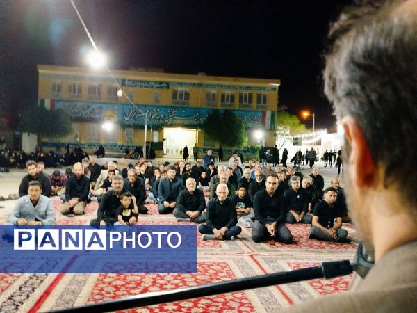 حضور فرهنگیان کاشمر در مراسم عزاداری محرم