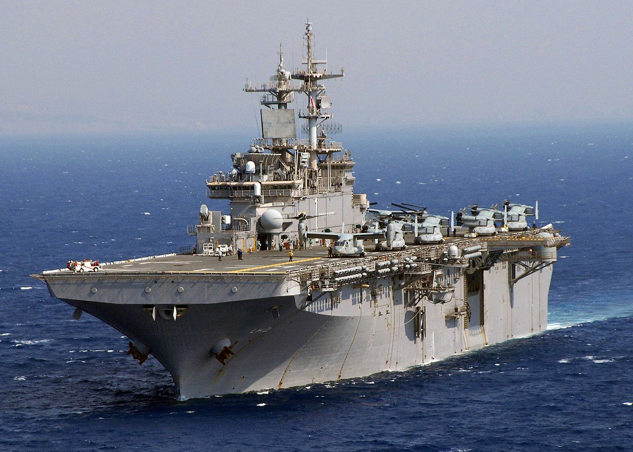 اعزام کشتی تهاجمی آبی خاکی آمریکا به شرق مدیترانه