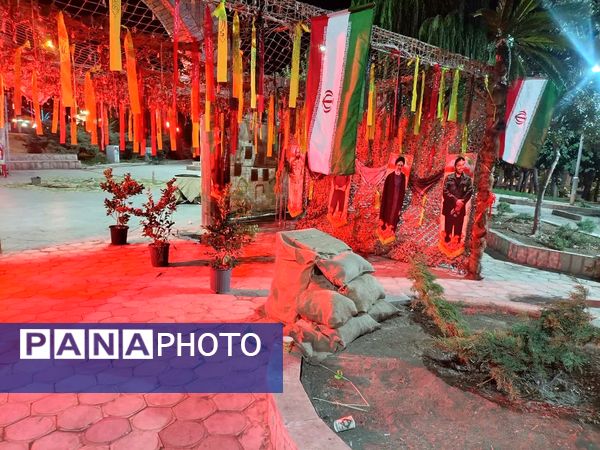 نمایشگاه شهدا به‌مناسبت هفته دفاع مقدس در‌شهر مهستان 