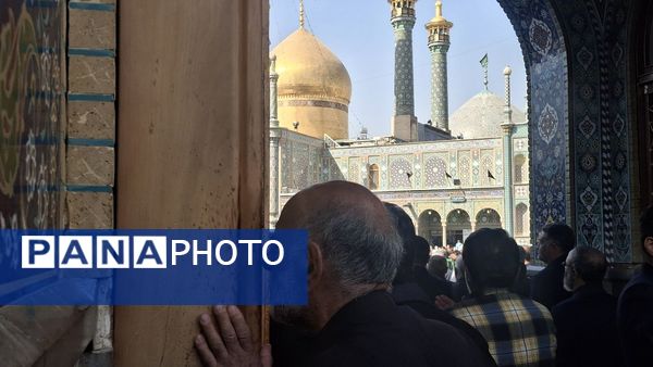 روایت اشک و ارادت عاشقان در سوگ وفات حضرت معصومه(س)