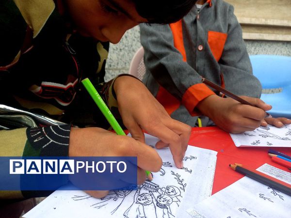 برپایی موکب مقاومت در شهرستان ملارد با شعار فلسطین پاره تن اسلام است 