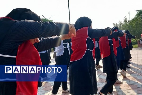 مراسم هفته تربیت‌بدنی در دبیرستان حکمت بهارستان‌۲ 