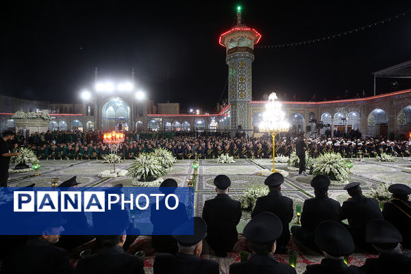 آیین شمعدان‌گردانی و خطبه خوانی شام رحلت حضرت معصومه(س)