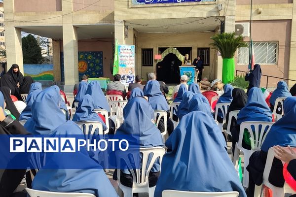 مانور استانی بازگشایی مدرسه در دبیرستان بهار آزادی قائمشهر