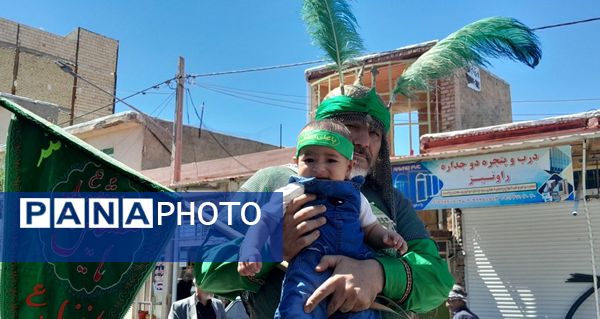 عزاداری روز تاسوعای حسینی در شهرستان بام و صفی آباد