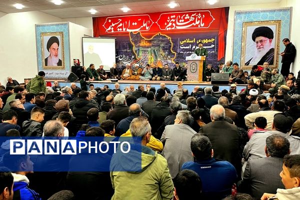 مراسم پنجمین سالگرد شهادت سردار سلیمانی در ناحیه سپاه سملقان