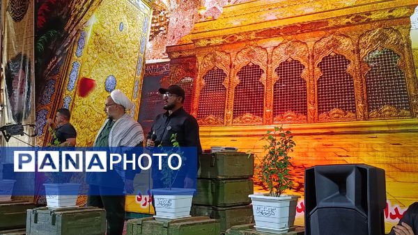 تشییع پیکر دو تن از شهدای جنگ تحمیلی رژیم صهیونیستی همزمان با مراسم تاسوعای حسینی ، در شهرستان ملارد