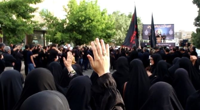 راهپیمایی یوم العباس در شهرستان تکاب