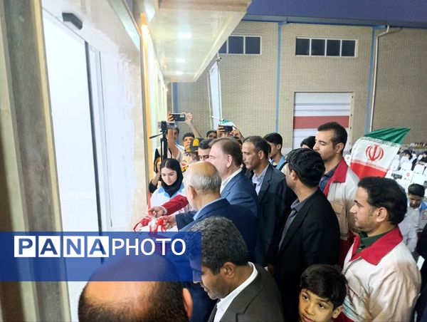 افتتاح ساختمان جمعیت هلال احمر شهرستان جم