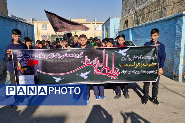 آیین عزاداری نو گلان فاطمی؛ از مسیر مدرسه میثاق تا مسجد امام حسن مجتبی (ع) فشافویه
