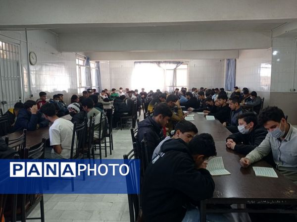 مراسم سوگواری به مناسبت دهه فاطمیه در مدرسه  علامه طبابایی سرهنگ