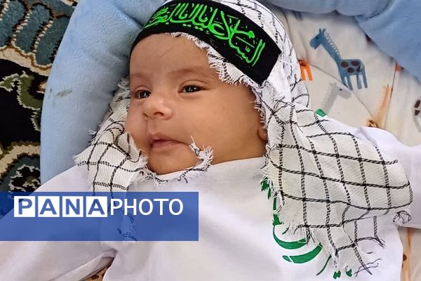 مراسم شیرخوارگان حسینی در منطقه پردیس 