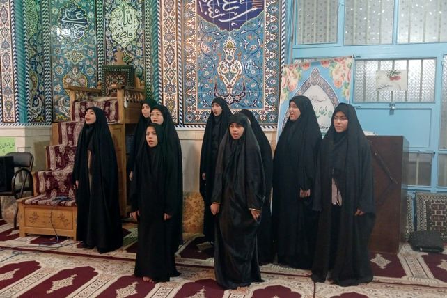  مراسم باشکوه اعتکاف دانش‌آموزی در مسجد قمربنی‌هاشم  محمدشهر کرج