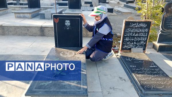شکوه حضور دانش‌آموزان شهید مطهری در راهپیمایی ۱۳ آبان