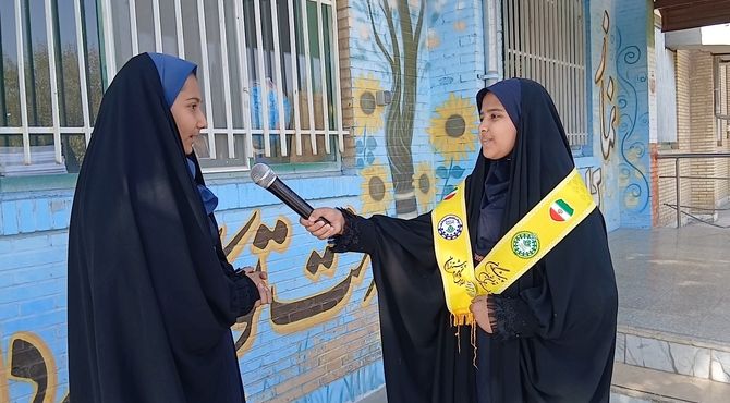 مراسم انتخابات انجمن ورزشی در دبیرستان شهید دهقان برگزار شد