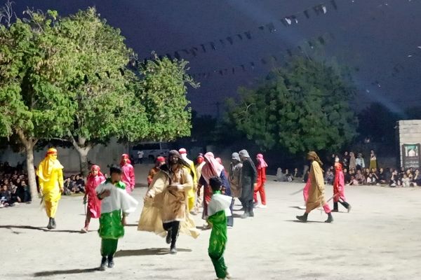 مراسم تعزیه‌‌‌خوانی دو طفلان زینب