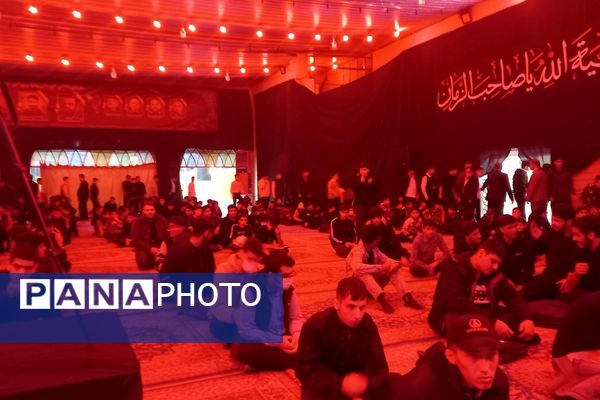 مراسم عزاداری هیئت‌های دانش‌آموزی مدارس پیشوا به مناسبت شهادت امامزاده جعفر(ع) در حرم مطهر آن حضرت