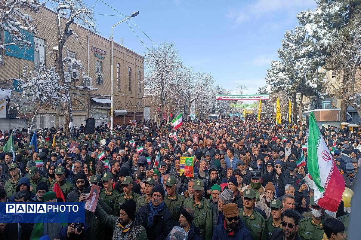 راهپیمایی ۲۲ بهمن در نیشابور 