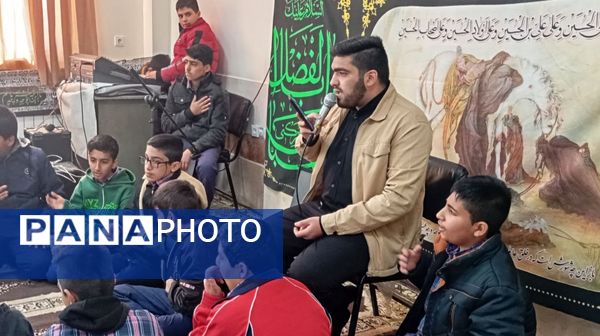 مراسم عزاداری دهه فاطمیه در دبیرستان ابن‌ سینا شهرستان بن 