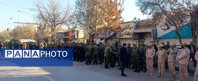 تشییع پیکر شهدای گمنام در بجنورد