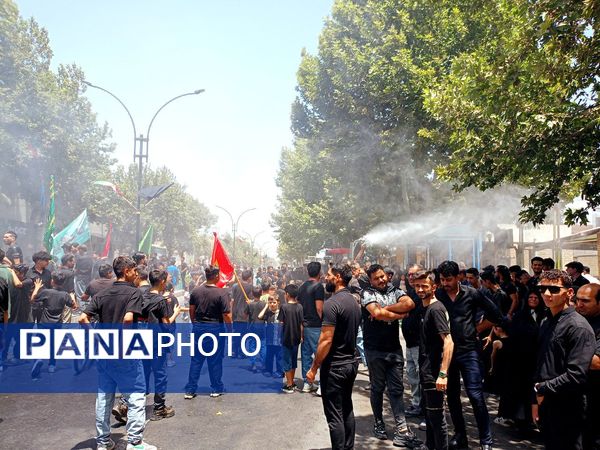 عزاداری هیأت های کاشمر در روز هفتم ماه محرم