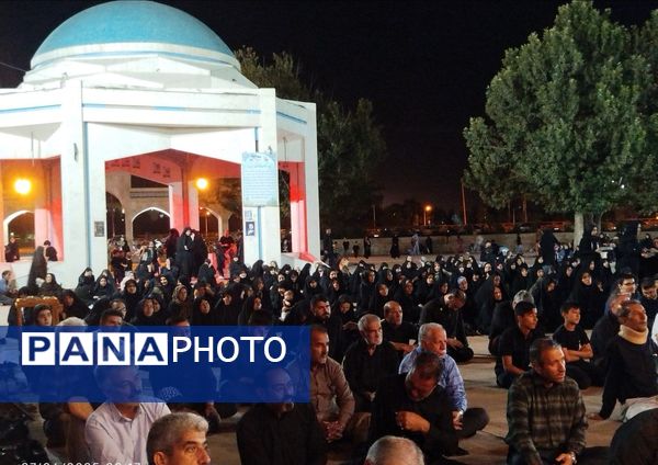 برگزاری مراسم شب دوم عزاداری ماه محرم در مسجد شهدای گمنام 