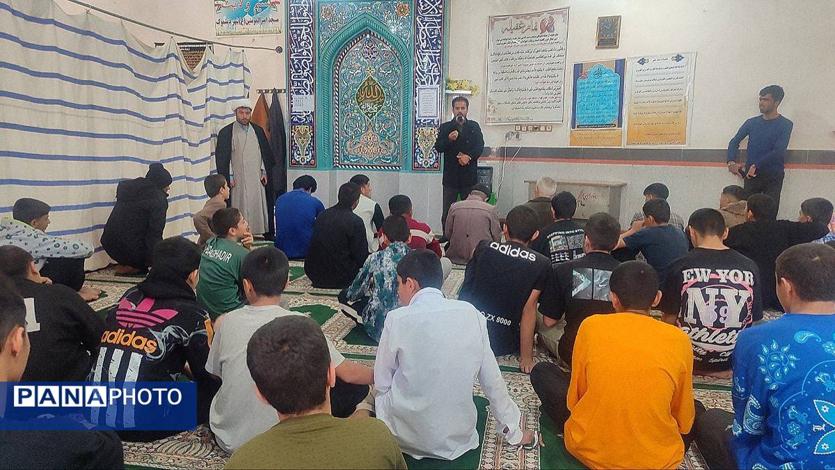 اعتکاف پسران دیشموک در مسجد امیرالمؤمنین(ع)