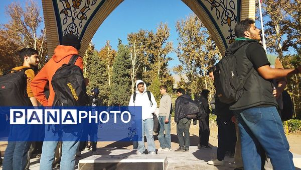 غبارروبی مزار مزار شهید دانش آموز اردوگاه شهید رجایی باغرود