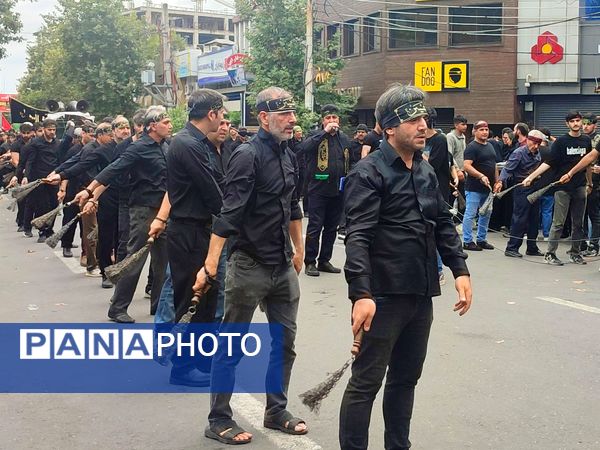 اجتماع عاشوراییان در میدان طالقانی قائمشهر