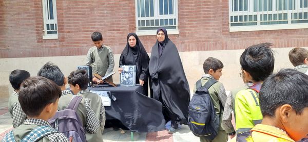 مراسم گرامیداشت شهدای خدمت در مدارس شهرستان فیروزکوه