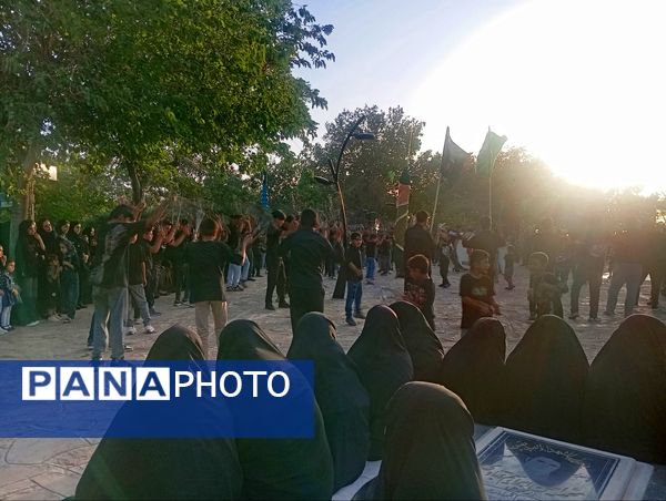 آیین زنجیر زنی در عصر تاسوعا در شهر عشق آباد