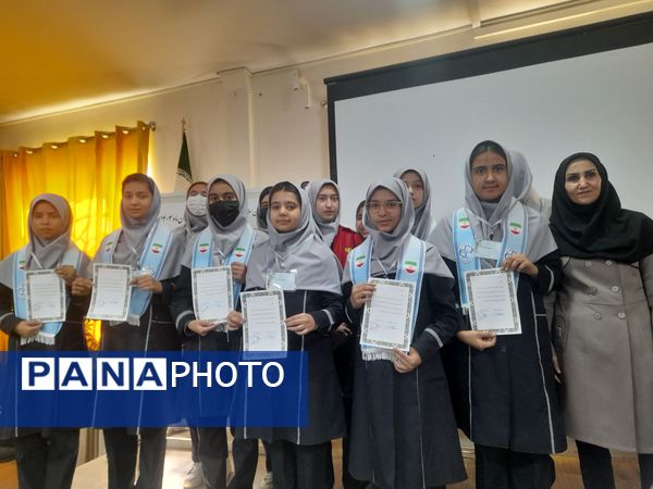 مراسم افتتاحیه سفیران سلامت دبیرستان نمونه دولتی وکیلی ۱۰ نیشابور