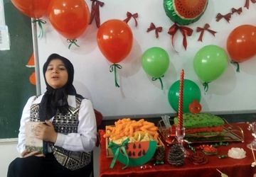 هنرنمایی دانش‌آموزان آموزشگاه دکتر رزمی ناحیه دو شهرری به مناسبت شب یلدا 