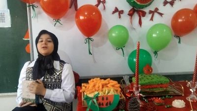 هنرنمایی دانش‌آموزان آموزشگاه دکتر رزمی ناحیه دو شهرری به مناسبت شب یلدا 