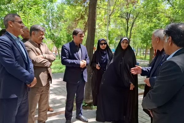 بازدید فرماندار شیروان از پارک خانواده این شهر