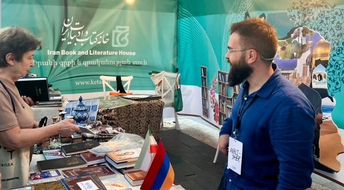 ایران در کنار چهره‌های برجسته جهانی در هشتمین جشنواره بین‌المللی کتاب ایروان