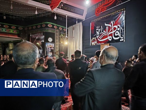 مراسم عزاداری ایام  فاطمیه در موکب مردمی شاهزاده علی اصغر فدافن 