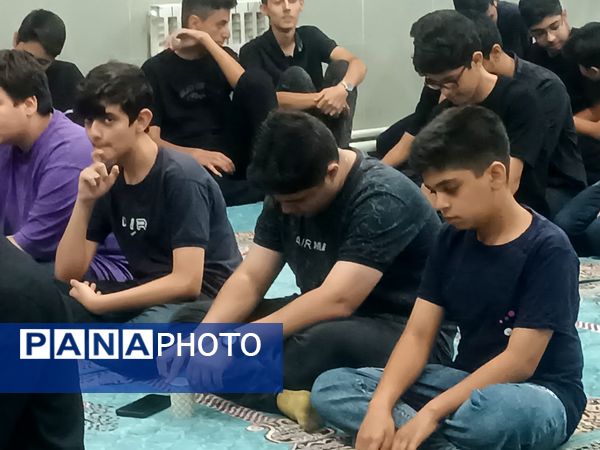 عزاداری دهه اول صفر در دبیرستان شهید بهشتی نیشابور 