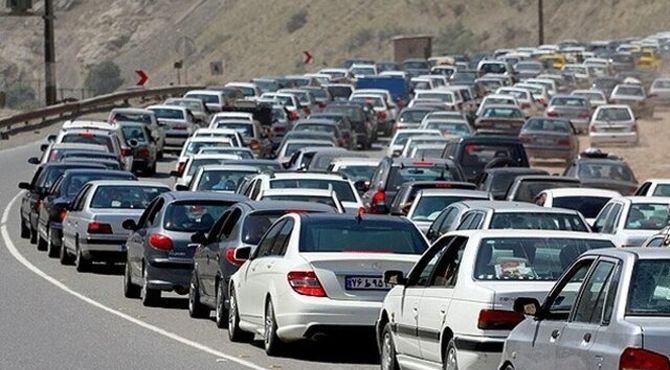 ترافیک سنگین در جاده‌های شمالی کشور