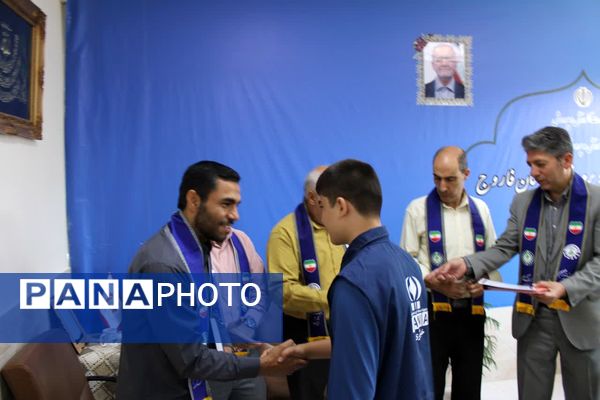 تقدیر مدیر آموزش و پرورش فاروج از خبرنگاران پانا