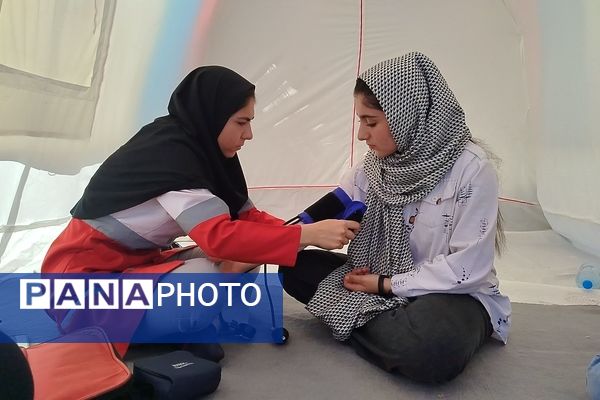 برپایی موکب سازمان دانش‌آموزی شهرستان فاروج