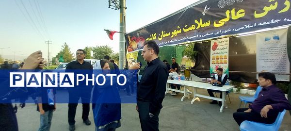 پیاده روی جاماندگان اربعین در کاشمر