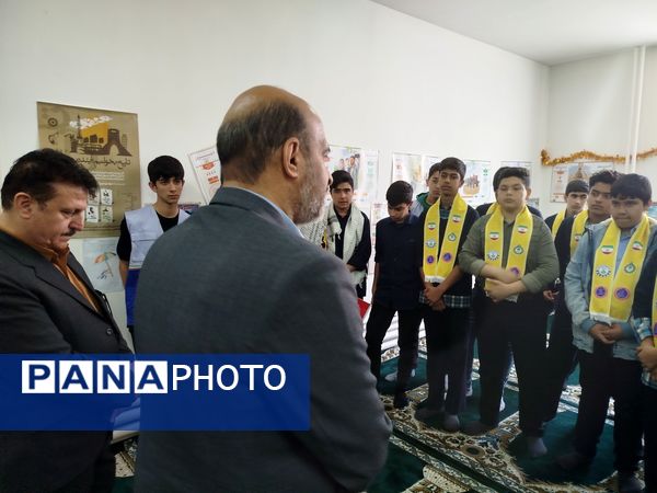 بازدید مسئول اتحادیه‌انجمن اسلامی مدارس شهرستان کاشمر از دبیرستان پسرانه سما 