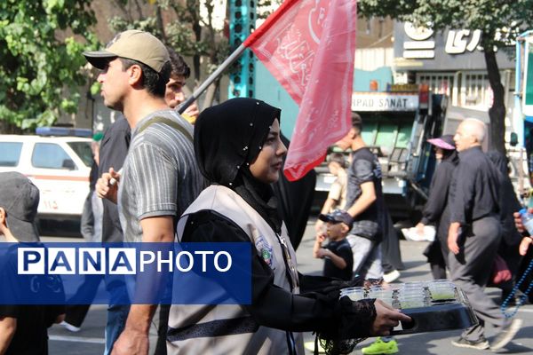 حضور باشکوه جاماندگان اربعین حسینی در شهر ری
