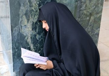 مراسم پرفیض دعای عرفه در گلزار شهدای شهرستان ملارد