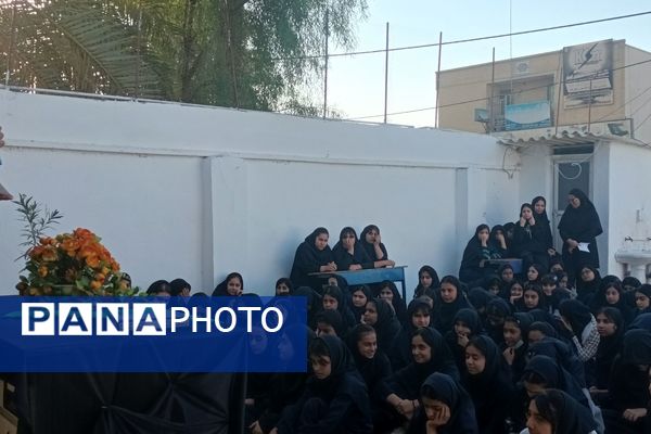 گرامیداشت ایام فاطمیه در مدارس پارسیان