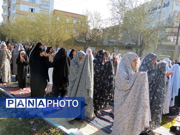 اقامه نماز عید فطر در شهرستان بجنورد 
